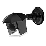 Wyze Camera Wall Mount Bracket, Weather Proof 360 Degree Protective Adjustable Indoor Outdoor Mount Cover Case WyzeCam 1080p Smart Camera Spot Camera Anti-Sun Glare UV Protection (Black)