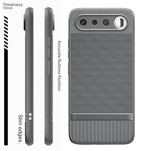 Image of Outlouders Back Cover for Realme 16 5G | Full Camera Protection | TPU Soft Flexible Shockproof Bumper Case (Grey)