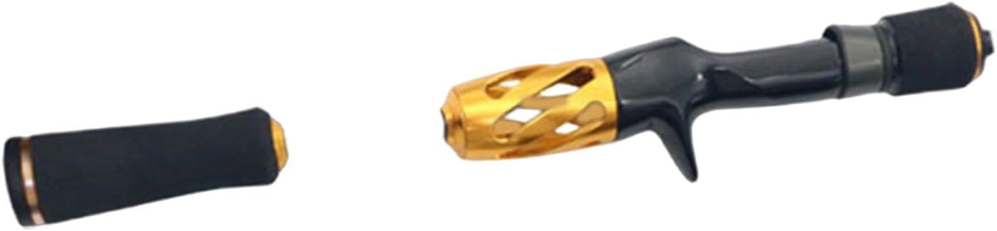 Fishing Rod Handle Jigging Rod Grip Reel Seat EVA Metal Hollowed Out DIY Build Slip Resistant Suitable for Customization Fishing Pole Repair