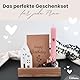 Kerzen Geschenkset zum Geburtstag Frauen oder Freundin | Mitbringsel | Lichterhäuser Kerze Deko mit Trockenblumen