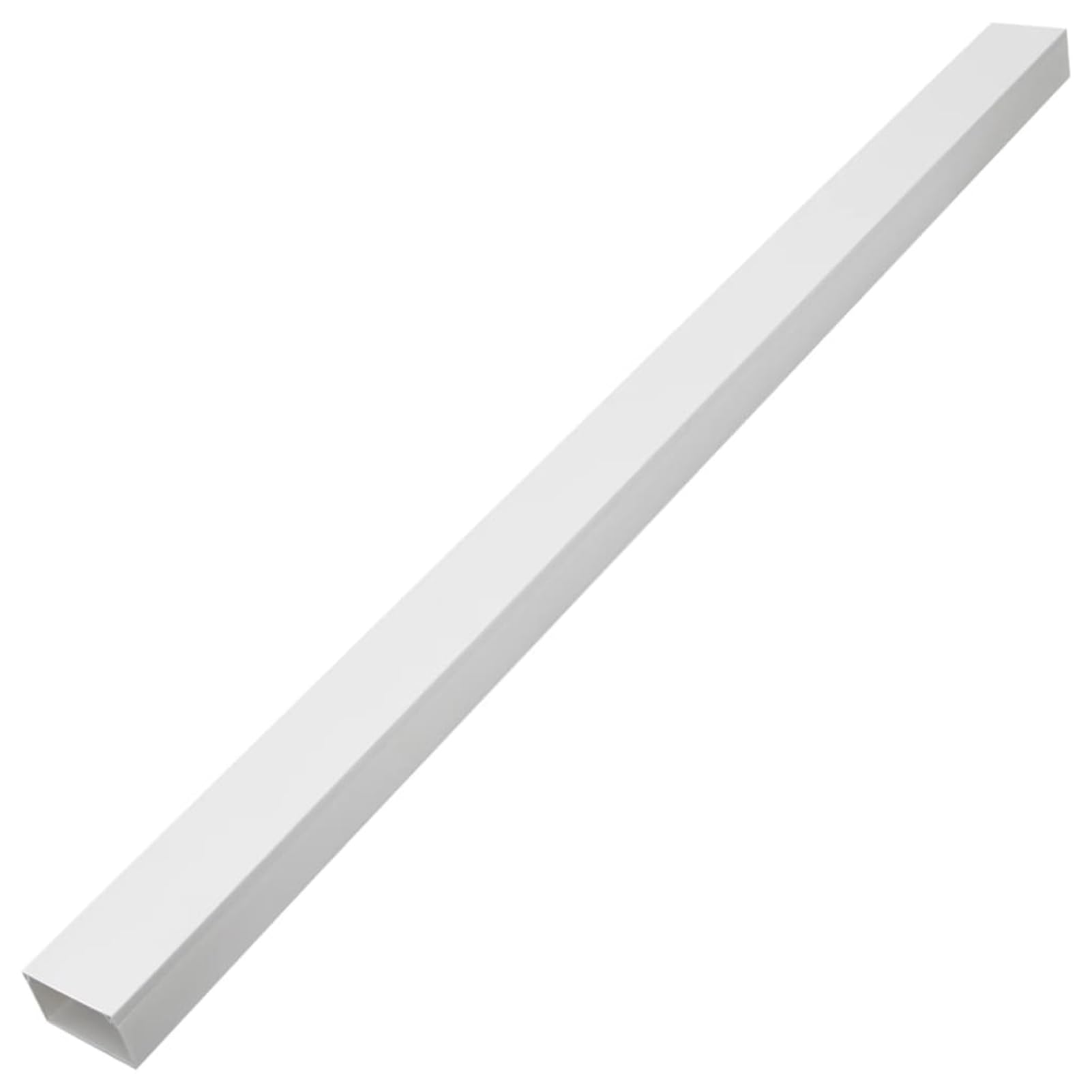 PVC Kabelkanal Selbstklebend 60x40mm Weiß Kabelrohr Kabelschutz Kabelführung für Kabelmanagement im Büro und Zuhause 155949