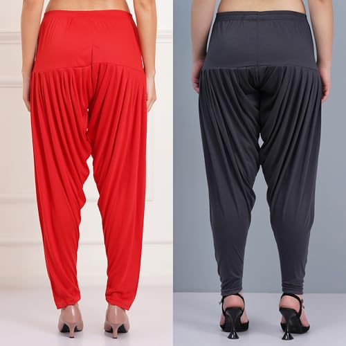 Image of Buy That Trendz Patiala Salwar for Women Relaxed Fit Viscose Patiyala Salwar Harem Bottom Pants