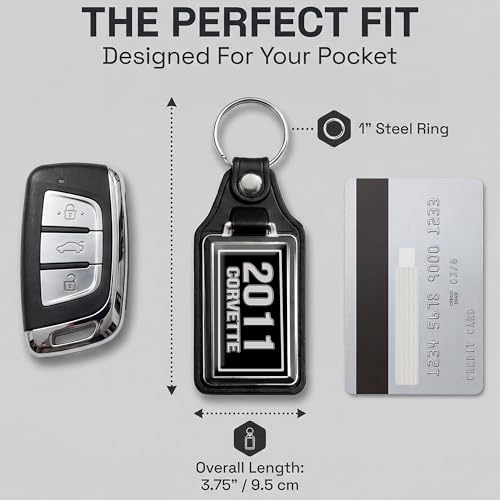 Image of Brotherhood Car Key Chain for Corvette - Classic Models Keychain for Men and Women Gift Key Ring Key Chain