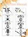 12'' Hookah Set 2 Hose Hookah Set With Everything - Modern Shisha Hookah Glass Vase Hollow-Carved, Hookah Foil, Hookah Tips (Black)