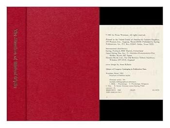 Paperback The Structure of Biblical Myths: The Ontogenesis of the Psyche Book