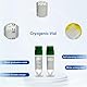CryoKing 25 Stück Kunststoff Kryoröhrchen, Probenröhrchen Kunststoff 2.0ml, Gefrierröhrchen, Probenflaschen mit Barcode und Schraubverschluss für Labor Chemie Experimente (2.0ml)