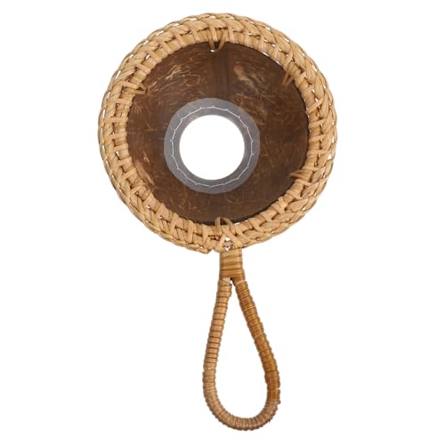 Cabilock Coconuts Shell Tea Infuser Reusable Natural Tea Strainer with Long Handle for Kung Fu Tea Set Practical for All Cup Styles Tea Lovers