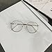 KFUGMAQN Fashion Myopia Glasses - Men's & Women's (Silver, -350 Diopters)