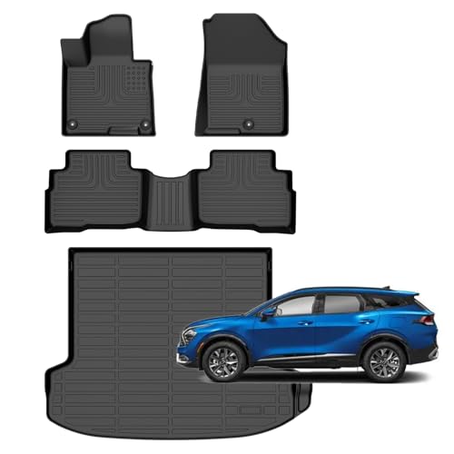 for Kia Sportage Hybrid Floor Mats 2026 Car Mats for Kia Sportage Hybrid All Weather Waterproof Floor Mats Cargo Liner Accessories 2026