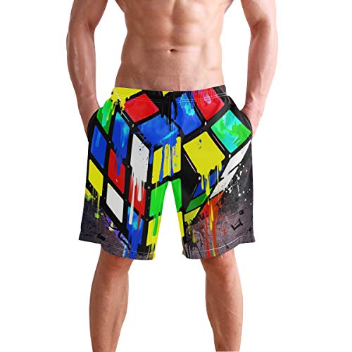LORONA Game Art Rubik Cube Board Shorts ad