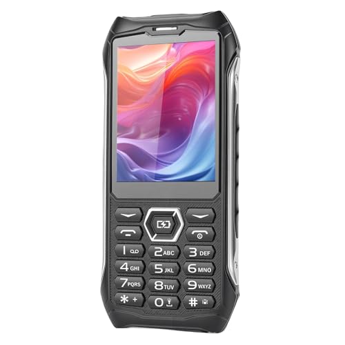 Zunate Teléfono 4G Desbloqueado, Teléfono Móvil con Pantalla HD de 3,5 Pulgadas y Doble SIM con SOS MP3 FM Bluetooth, Móvil Resistente a Prueba de Agua IP68 para Llamadas de