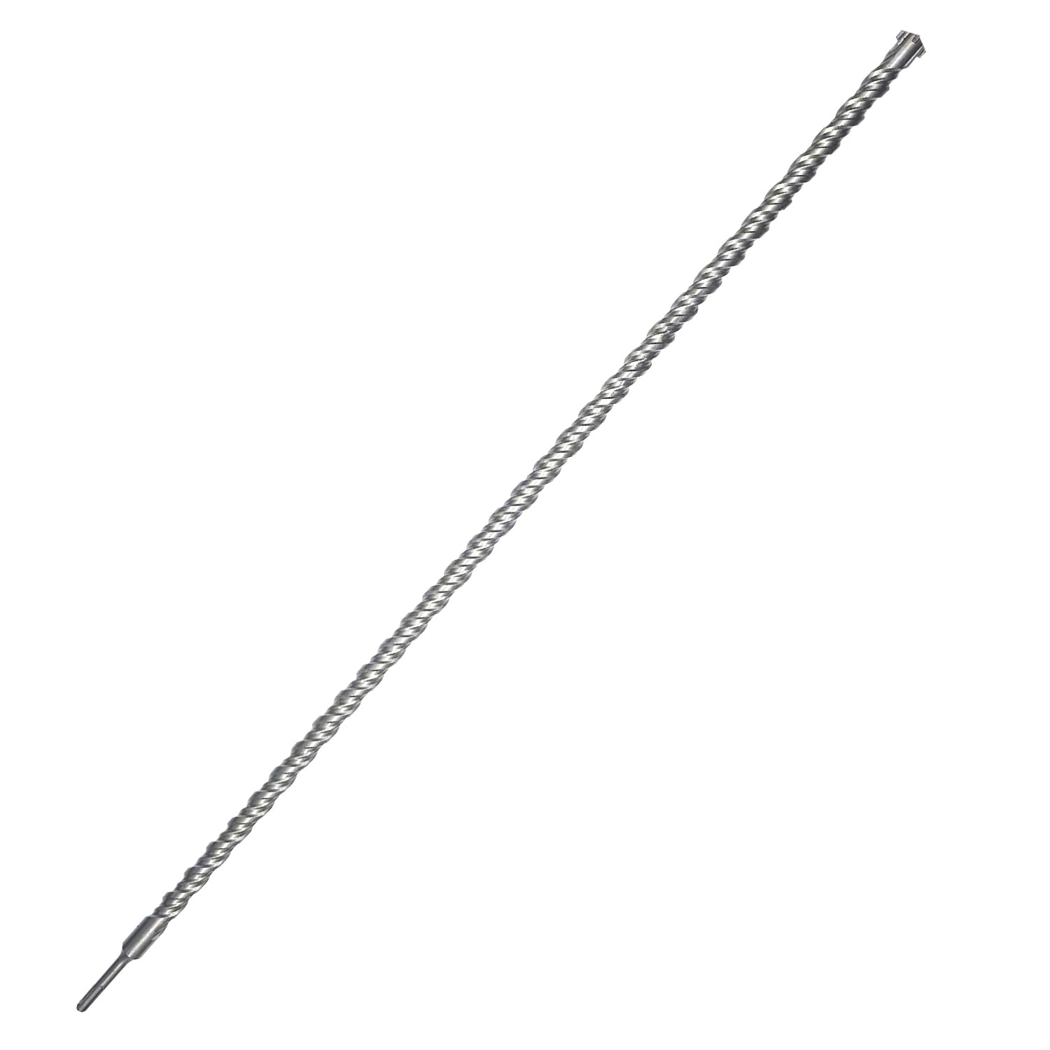 Broca SDS Plus de 25 x 1000 mm, SDS para hormigón, ladrillo, cemento, piedra, con 4 cortes, vástago SDS Plus apto para martillo perforador