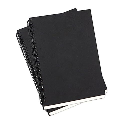 Carnet de notes Ykimok noir souple de 160 pages et journal de bord à spirale