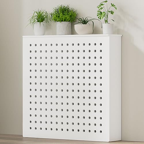 Armoire de chauffage et meuble couvercle de radiateur blanc