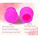 Lip Plumper Device for Makeup Lip Enhancement Beauty Mouth Tool Face Clean Massage Suction Silicone Lip Pumps Plumping Lips Enhancer Pink