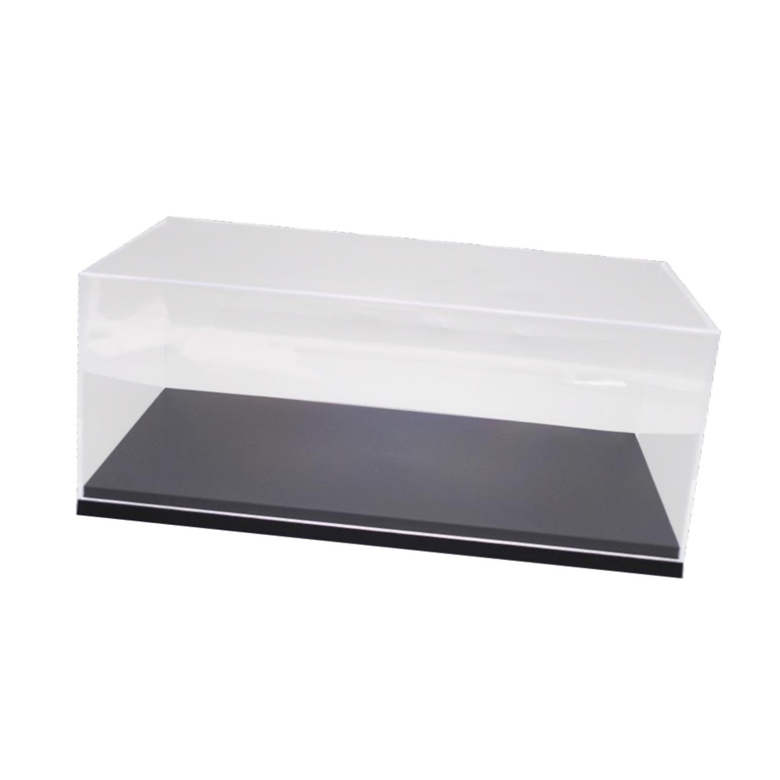 Colcolo Acryl Vitrine Modellauto Vitrine Schaukasten Sammelbox Präsentationsbox Aus Acryl mit Sockel Staubdichter Schutz Transparentes Gehäuse Montierbar für