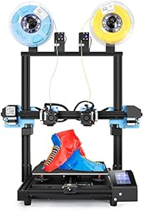 Sovol SV04 Impresora 3D con extrusor Dual Independiente, Sensor de nivelación de Cama, Placa Base TMC2209 silenciosa y Cama de impresión Flexible, tamaño de impresión 300 x 300 x 400 mm