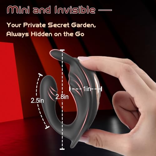Image of Healexcer Hands-Free Wearable Panty Vibrator,Strap On Couples Women Sex Toy