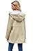Hount Women Raincoat Lightweight Active Wear Quick-drying Coats Casual Fashion Rain Jacket Outdoor Waterproof Jacket, S, Khaki