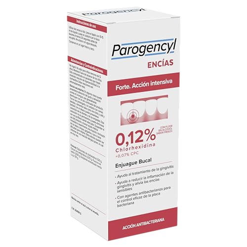Parogencyl Enjuague Bucal Forte. Acción Intensiva Encías. Con CPC. 500ml