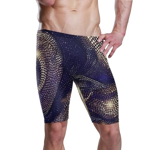 UMIRIKO Brown Snake Swim Jammers for Men Athletic Durable S B0402327