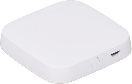 TOPINCN Puerta de enlace Cerradura de puerta de entrada sin llave Control remoto App Smart Door Lock Bridge Bluetooth Gateway Hub para ZigBee