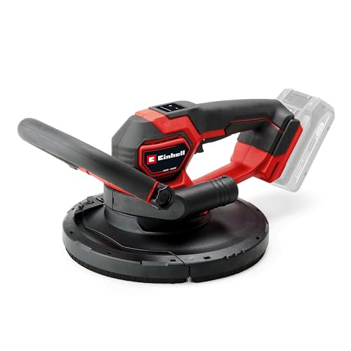 Einhell Professional Akku-Trockenbauschleifer TP-DWS 18/225 Li BL Solo Power X-Change (18 V, Brushless, inkl. 6 x Ø 225 mm Schleifpapier & 1 x Gitterleinen, ohne Akku)