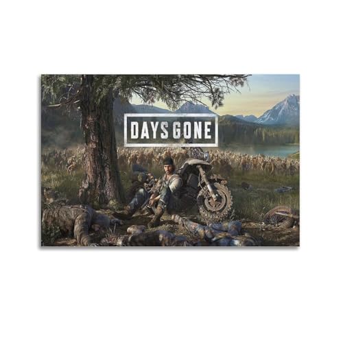 KSOXDAITIP Póster decorativo de Days Gone Game para pared e impresión artística moderna para dormitorio familiar, 20 x 30 cm