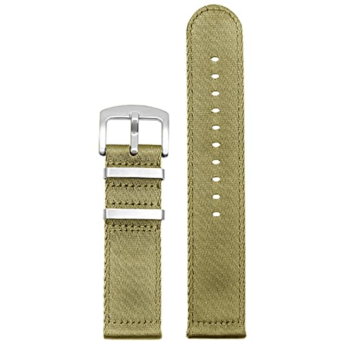 Bracelet en nylon lisse 22mm d'une finition irréprochable avec pompes flash couleur S03