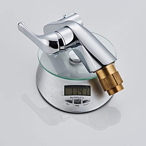 Grifo de lavabo cascada sin salpicaduras para fregadero de baño 7