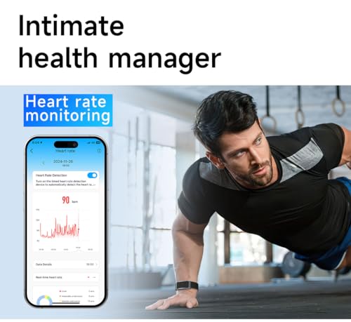 Image of Fitness Band Pro with 50-Day Battery, Heart Rate, SpO2 & Sleep Tracker (Black)