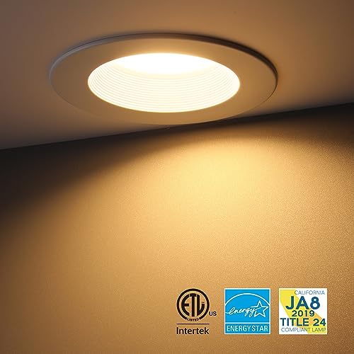 LED Recessed Lighting 8-Pack for Remodeling, Dimmable, 1200LM, 15W, CRI90 - 6 Inch Downlights - 2700K-5000K