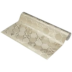 Arthouse 294701 Foil Honeycomb Behang Collectie Illusions, Champagne, 10.05×0,53 M