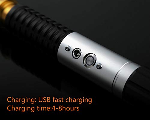 Amazon.com: NANDAN Lightsaber RGB 11 Colors Changing Metal Aluminum Hilt,  Ghost Premium Force FX Black Series Light Saber with 5 Mode Sound,for  Adults, Support Real Heavy Dueling