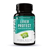 ✅ Detox für die Leber Herba Divina - LIVER PROTECT  Hilfe für die Leber  100% BIO Kräuter Inhaltsstoffe  60 Kapseln