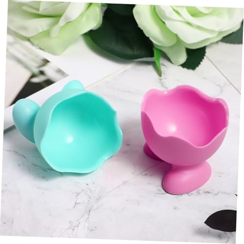 Portahuevos de silicona para microondas, prácticos utensilios de cocina PRETYZOOM 6