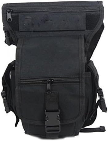 HengyunNew Drop Leg Bag Motorcycle Dirt Bike Cycling Thigh Pack Waist Belt (black)