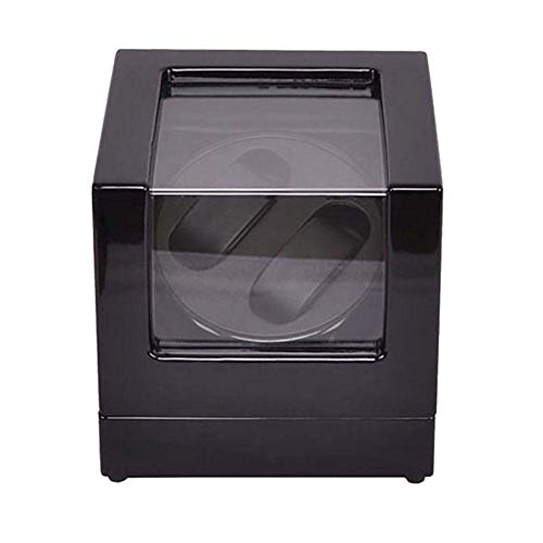 Ryanong Automatische 2 mechanische weergave, automatische horlogeopwinder doos gevallen horloges dozen winders opslagzwart