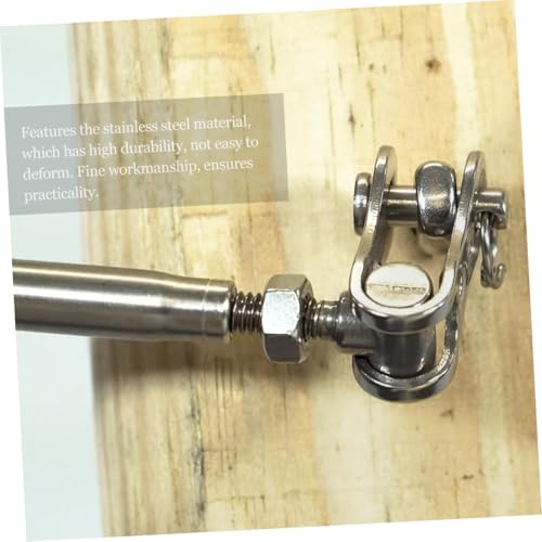 Kit de tensor HOMSFOU para sistema de barandilla de cable de acero inoxidable rotativo para escalera y horizontal miniatura 6