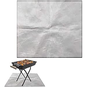 Grill and Fire Pit Mat, Hittebestendige BBQ Gas Grill Splatter Mat, Retardant Mat Grill Mat Deck Protector, voor Tuin…