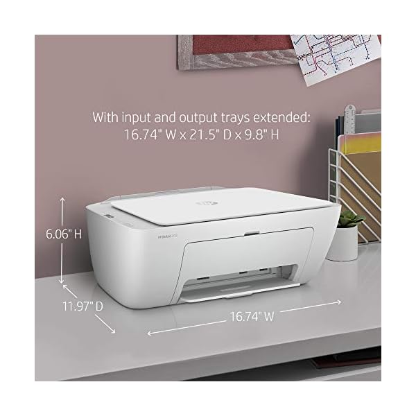 HP DeskJet 2752 All-in-One Color Inkjet Printer Scanner and Copy with Mobile Printing, Wireless Printers for Home and Office, Instant Ink Ready, Dual-Band WiFi, 8RK11A (Renewed) - Image 4