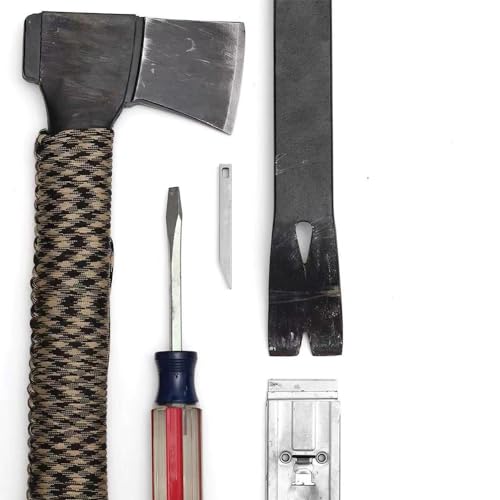 EDC Brecheisen Edelstahl Pocket Brechstange EDC Stemmeisen Mighty Mini Bar Schlüsselanhänger Pry Tool für Camping Wandern Reparatur