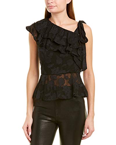 RACHEL ZOE Katerina Top Black 8