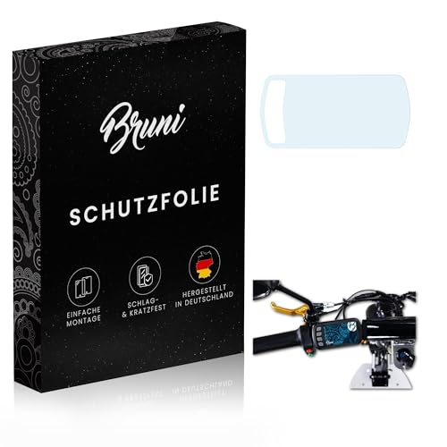 Bruni Schutzfolie kompatibel mit eFlux Freeride X2 Folie, glasklare Displayschutzfolie (2X)