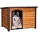Precision Pet Outback Log Cabin Dog House, Large/45-1/2 x 33 x 33