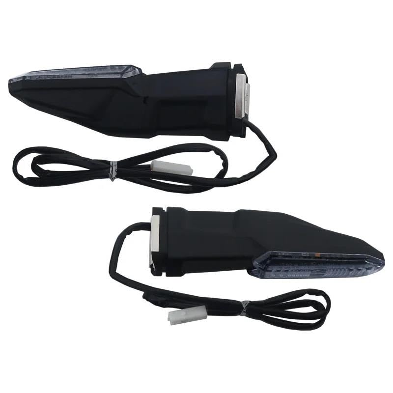 Per KAWASAKI Per Versys 650 1000 X250 X300 Moto LED Indicatori Di Direzione Luci Lampeggianti Anteriore Posteriore Lampeggiatore Lampade indicatori moto(4PCS Smoke)