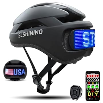 smart helmet with display