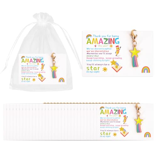 30 Sets End Of Term Gifts For Children End Of Year Class Gifts For Students From Teacher Leaving Gifts For Year 6 Leavers Keyring Set Bulk End Of Primary School Presents For Pupils Class Of 2026 Gifts