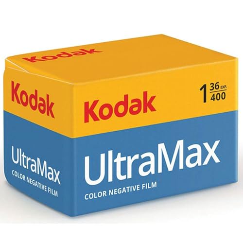 Kodak UltraMax 400 135-36 Color Film - High-Speed ISO 400 for Vibrant Detailed Photos