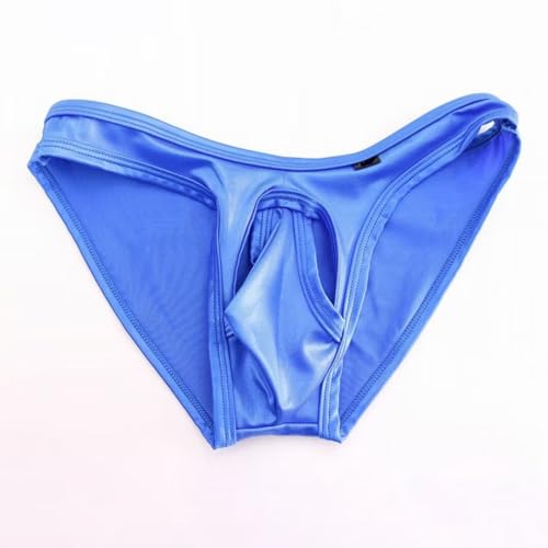Men's Silk Satin Briefs Bikini Low Rise with Bulge Pouch Underwear3